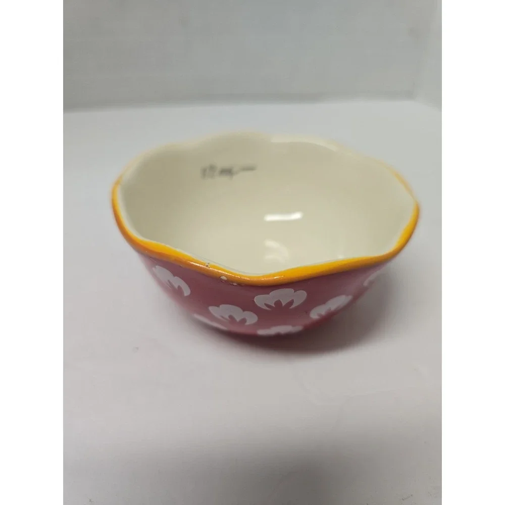 Pioneer Woman Nesting Measure Bowl Cooking Baking Stoneware 1/2 C Floral Replace